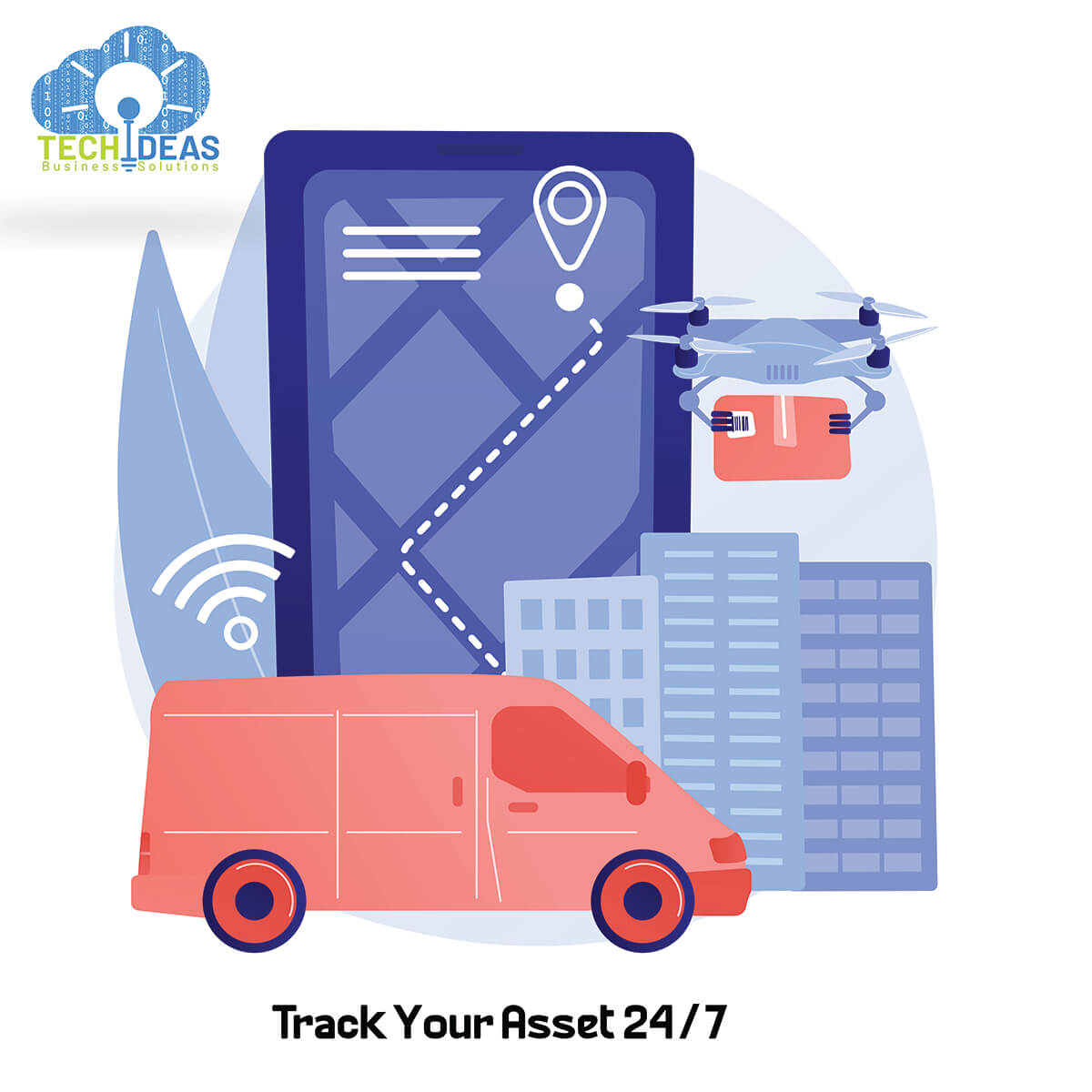 GPS Tracking qatar clip art with logo and gps dongle
